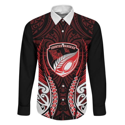 Counties Manukau 2026 Rugby Custom Family Matching Puletasi and Hawaiian Shirt NZ Maori Silver Fern