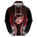 Counties Manukau 2026 Rugby Custom Hoodie NZ Maori Silver Fern