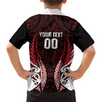 Counties Manukau 2026 Rugby Custom Kid Hawaiian Shirt NZ Maori Silver Fern