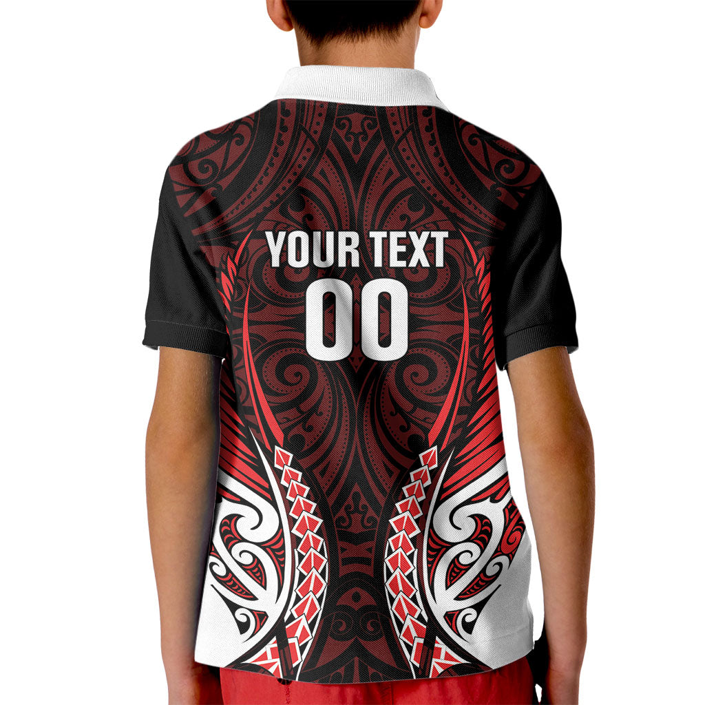 Counties Manukau 2026 Rugby Custom Kid Polo Shirt NZ Maori Silver Fern