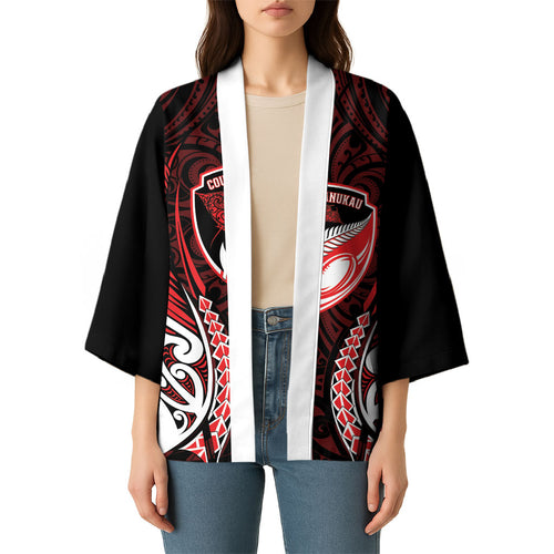 Counties Manukau 2026 Rugby Custom Kimono NZ Maori Silver Fern
