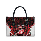 Counties Manukau 2026 Rugby Custom Leather Bag NZ Maori Silver Fern