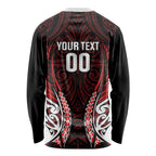 Counties Manukau 2026 Rugby Custom Long Sleeve Shirt NZ Maori Silver Fern