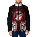 Counties Manukau 2026 Rugby Custom Padded Jacket NZ Maori Silver Fern