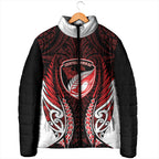 Counties Manukau 2026 Rugby Custom Padded Jacket NZ Maori Silver Fern