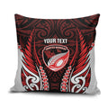 Counties Manukau 2026 Rugby Custom Pillow Cover NZ Maori Silver Fern