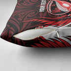Counties Manukau 2026 Rugby Custom Pillow Cover NZ Maori Silver Fern