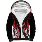Counties Manukau 2026 Rugby Custom Sherpa Hoodie NZ Maori Silver Fern