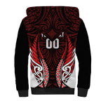 Counties Manukau 2026 Rugby Custom Sherpa Hoodie NZ Maori Silver Fern