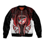 Counties Manukau 2026 Rugby Custom Sleeve Zip Bomber Jacket NZ Maori Silver Fern
