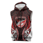 Counties Manukau 2026 Rugby Custom Sleeveless Zip Hoodie NZ Maori Silver Fern