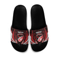 Counties Manukau 2026 Rugby Custom Slide Sandals NZ Maori Silver Fern