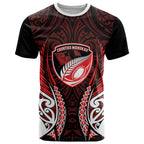 Counties Manukau 2026 Rugby Custom T Shirt NZ Maori Silver Fern