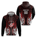 Counties Manukau 2026 Rugby Custom Zip Hoodie NZ Maori Silver Fern