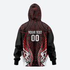 Counties Manukau 2026 Rugby Custom Zip Hoodie NZ Maori Silver Fern