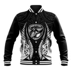 Hawke's Bay 2026 Rugby Custom Baseball Jacket NZ Maori Silver Fern