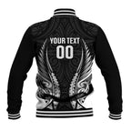 Hawke's Bay 2026 Rugby Custom Baseball Jacket NZ Maori Silver Fern