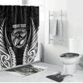 Hawke's Bay 2026 Rugby Custom Bathroom Set NZ Maori Silver Fern