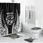 Hawke's Bay 2026 Rugby Custom Bathroom Set NZ Maori Silver Fern