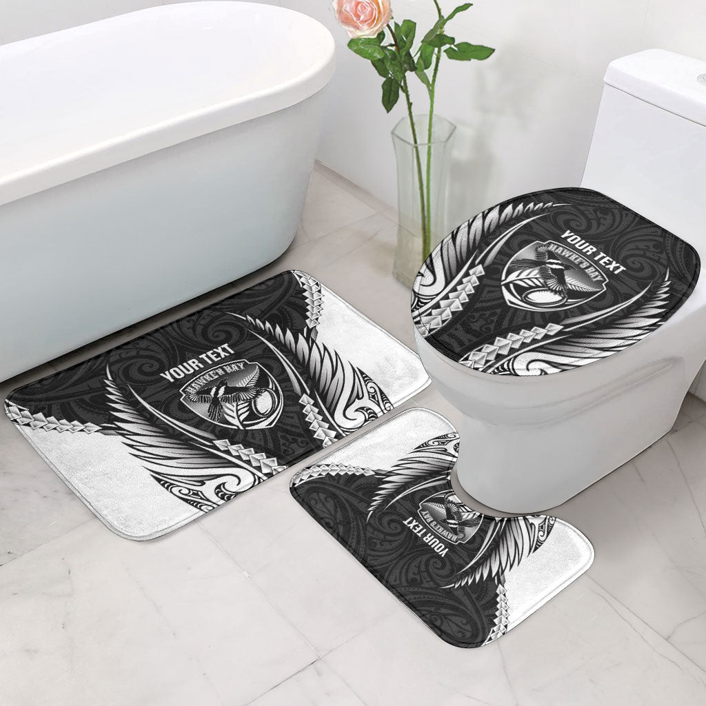 Hawke's Bay 2026 Rugby Custom Bathroom Set NZ Maori Silver Fern