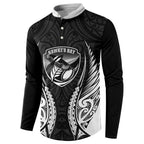 Hawke's Bay 2026 Rugby Custom Button Sweatshirt NZ Maori Silver Fern