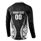 Hawke's Bay 2026 Rugby Custom Button Sweatshirt NZ Maori Silver Fern