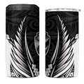 Hawke's Bay 2026 Rugby Custom 4 in 1 Can Cooler Tumbler NZ Maori Silver Fern