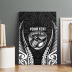 Hawke's Bay 2026 Rugby Custom Canvas Wall Art NZ Maori Silver Fern