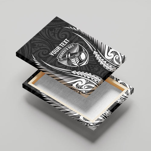 Hawke's Bay 2026 Rugby Custom Canvas Wall Art NZ Maori Silver Fern