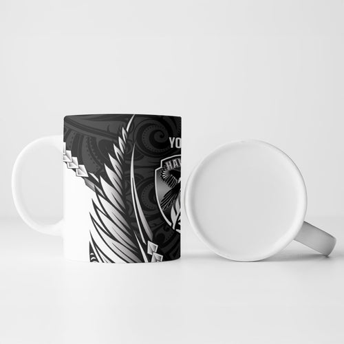 Hawke's Bay 2026 Rugby Custom Ceramic Mug NZ Maori Silver Fern
