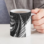 Hawke's Bay 2026 Rugby Custom Ceramic Mug NZ Maori Silver Fern