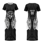 Hawke's Bay 2026 Rugby Custom Couples Matching Short Sleeve Bodycon Dress and Long Sleeve Button Shirt NZ Maori Silver Fern LT14