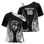 Hawke's Bay 2026 Rugby Custom Cross Shoulder Shirt NZ Maori Silver Fern