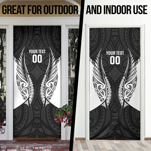Hawke's Bay 2026 Rugby Custom Door Cover NZ Maori Silver Fern
