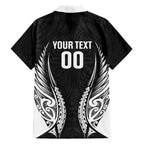 Hawke's Bay 2026 Rugby Custom Family Matching Short Sleeve Bodycon Dress and Hawaiian Shirt NZ Maori Silver Fern