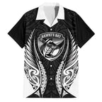 Hawke's Bay 2026 Rugby Custom Family Matching Summer Maxi Dress and Hawaiian Shirt NZ Maori Silver Fern