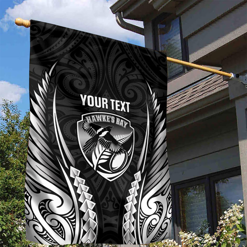 Hawke's Bay 2026 Rugby Custom Garden Flag NZ Maori Silver Fern