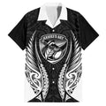 Hawke's Bay 2026 Rugby Custom Hawaiian Shirt NZ Maori Silver Fern