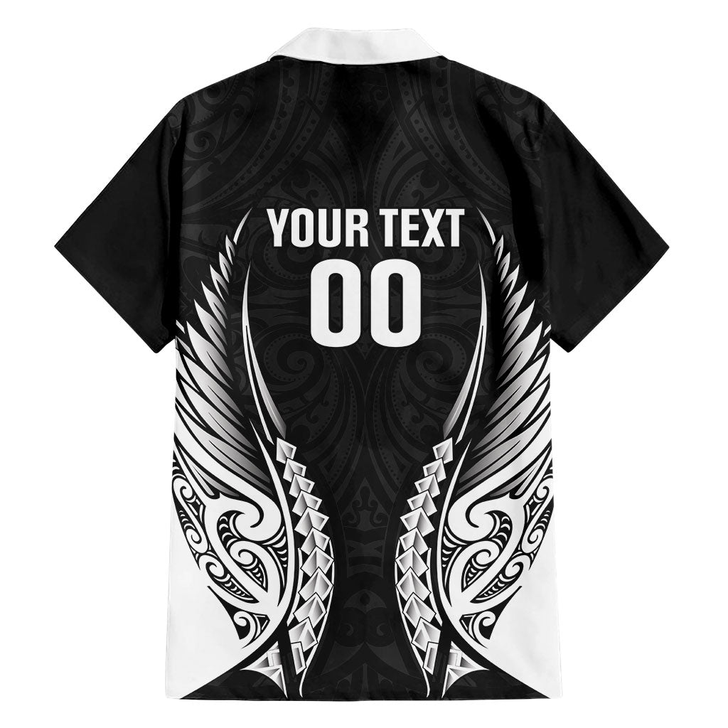 Hawke's Bay 2026 Rugby Custom Hawaiian Shirt NZ Maori Silver Fern