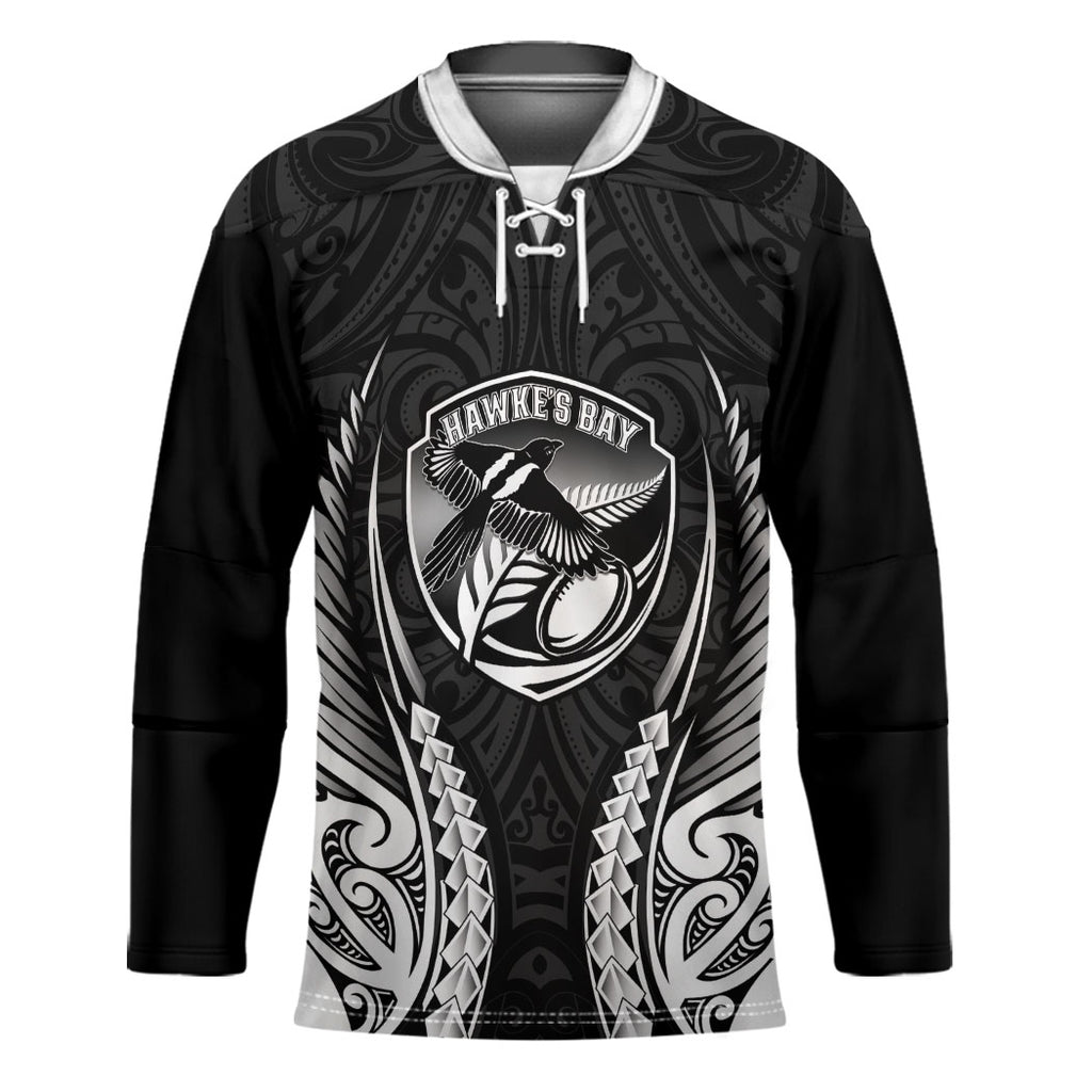 Hawke's Bay 2026 Rugby Custom Hockey Jersey NZ Maori Silver Fern