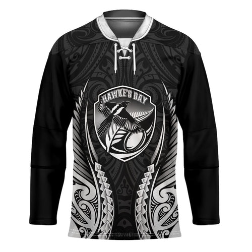 Hawke's Bay 2026 Rugby Custom Hockey Jersey NZ Maori Silver Fern