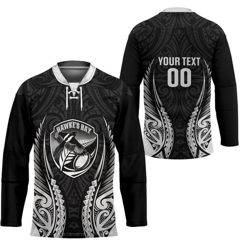 Hawke's Bay 2026 Rugby Custom Hockey Jersey NZ Maori Silver Fern