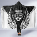 Hawke's Bay 2026 Rugby Custom Hooded Blanket NZ Maori Silver Fern