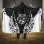 Hawke's Bay 2026 Rugby Custom Hooded Blanket NZ Maori Silver Fern