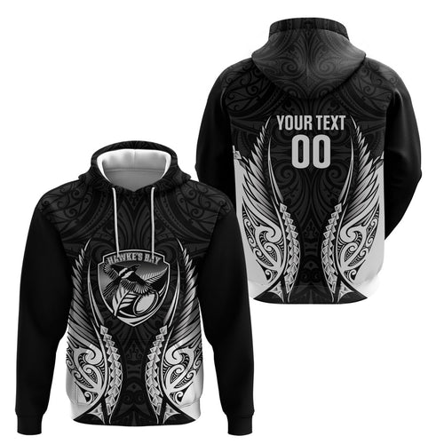 Hawke's Bay 2026 Rugby Custom Hoodie NZ Maori Silver Fern