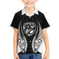 Hawke's Bay 2026 Rugby Custom Kid Hawaiian Shirt NZ Maori Silver Fern