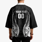 Hawke's Bay 2026 Rugby Custom Kimono NZ Maori Silver Fern
