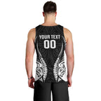 Hawke's Bay 2026 Rugby Custom Men Tank Top NZ Maori Silver Fern