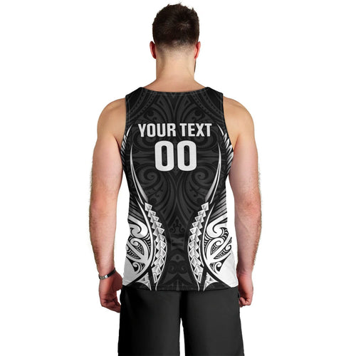 Hawke's Bay 2026 Rugby Custom Men Tank Top NZ Maori Silver Fern