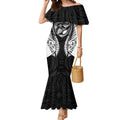 Hawke's Bay 2026 Rugby Custom Mermaid Dress NZ Maori Silver Fern